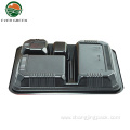 Hot Lunch Plastic Divided Food Disposable Compartment Tray